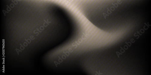 Cuadro en lienzo Glassy yellow gradient on a dark background with a luminous abstract design
