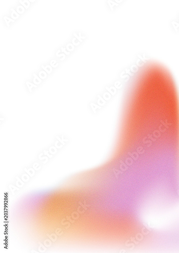 Εκτύπωση καμβά Abstract Gradient Flow: A vibrant blend of warm orange, soft pink, and luminous white hues creates a fluid, abstract gradient form