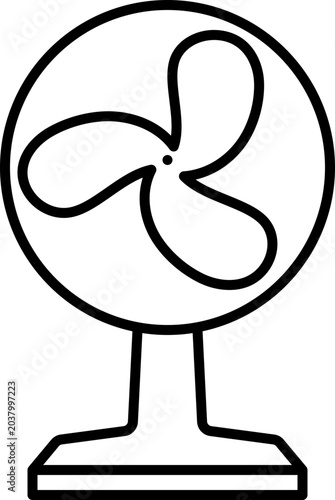 fan outline icon
