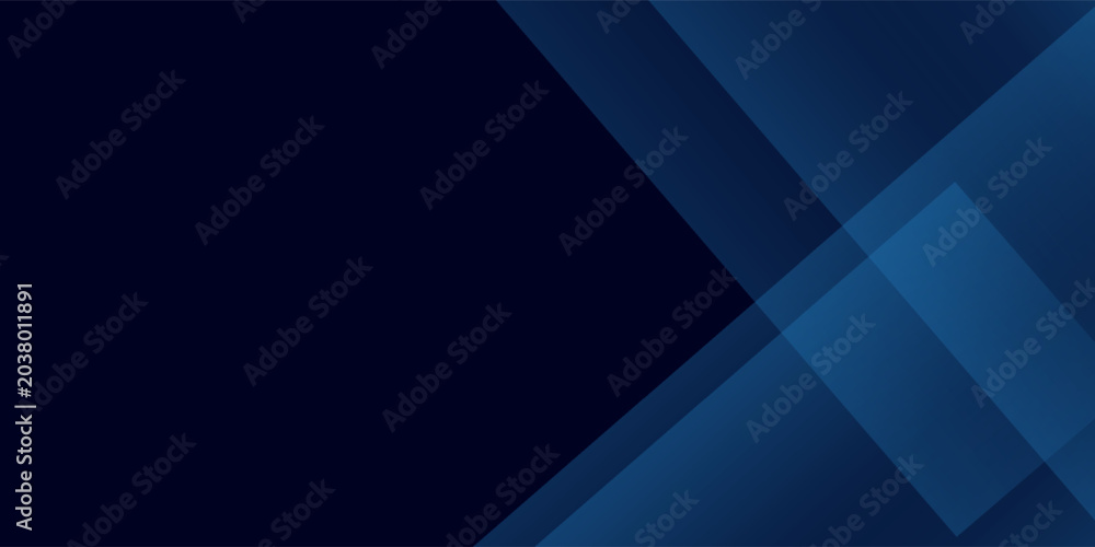 Fototapeta premium Abstract Dark Blue Geometric Background with Transparent Layered Shapes