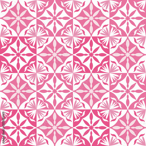 Bild auf Leinwand seamless pattern with hearts