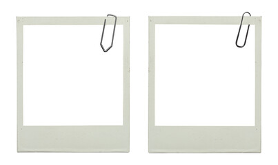 blank square photo frame. png isolated on transparent background