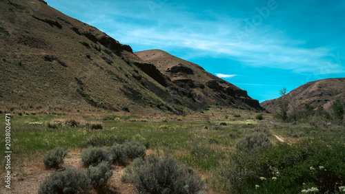 Beautiful mountain valley