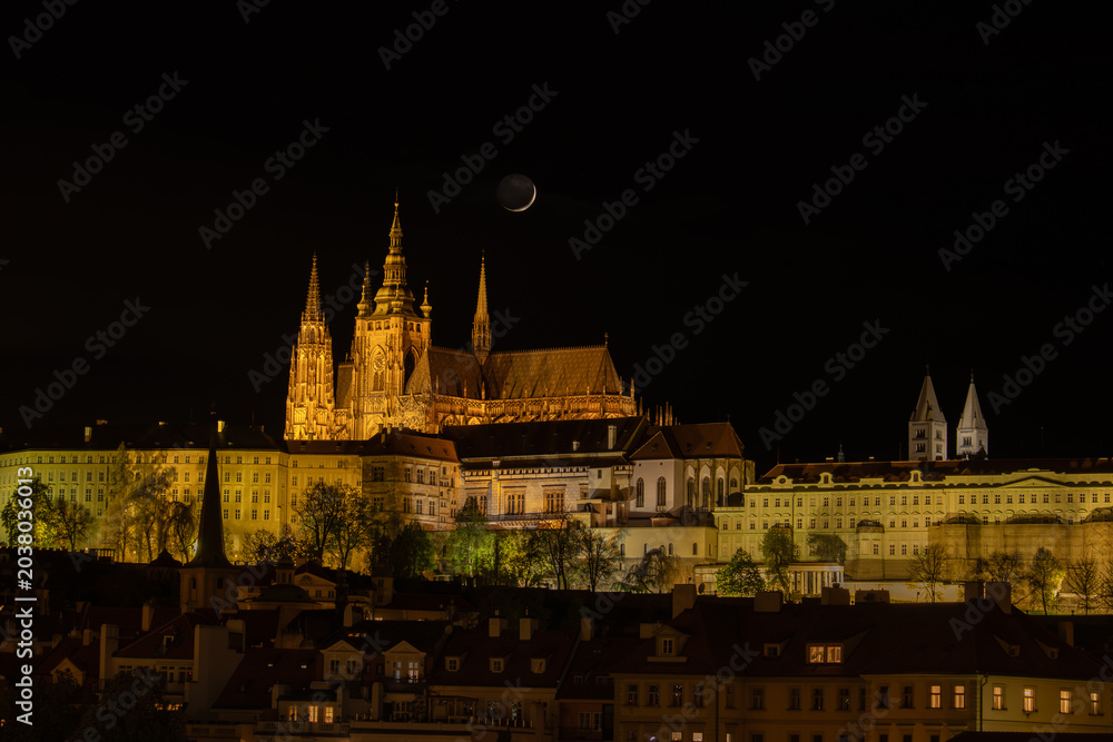 Fototapeta premium Prague Castle At Night
