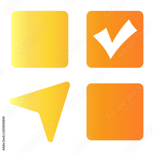 Fotografía selection Gradient icon