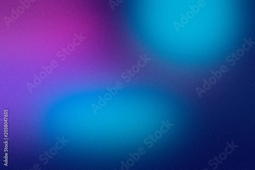 Foto Bold violet and cyan hues dissolve into a softly blurred abstract field with energetic glow, ideal for creative campaigns, stage visuals, and bold branding