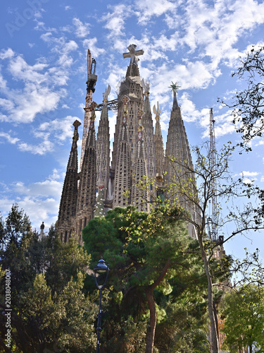 Canvas Print Sagrada Familia Almost Completed After 144 Years