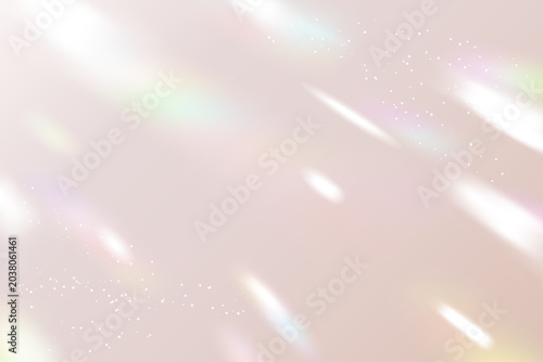 Foto Rainbow prism refraction light overlay effect