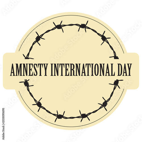 Amnesty International Day sticker
