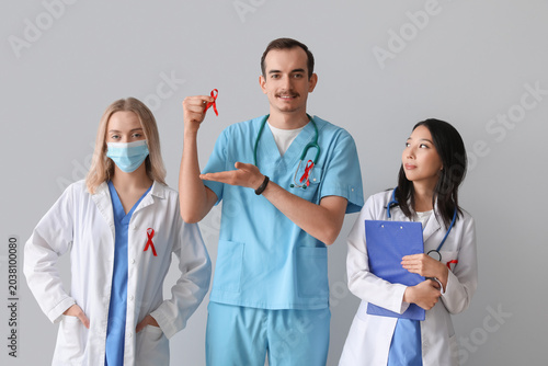 Professional team of doctor...