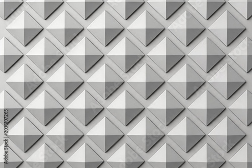 Geometric Pyramid Pattern on Surface