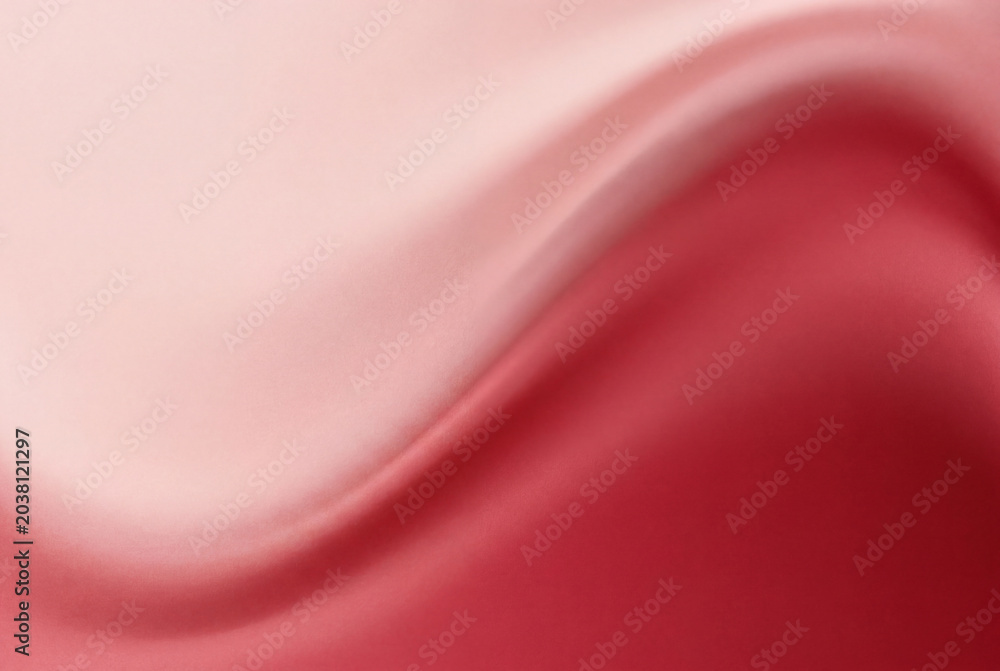 Fototapeta premium Abstract smooth pink and red wavy gradient background
