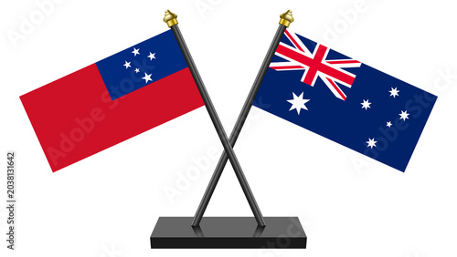 Flag of Australia and Samoa