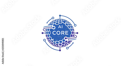 AI Core Logo: A Visual Representation of Artificial Intelligence and Core Systems