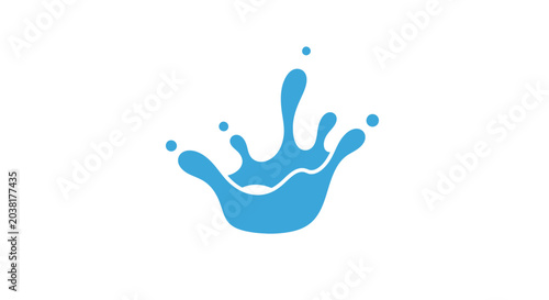 Photography Blue Water Liquid Splash Droplet.