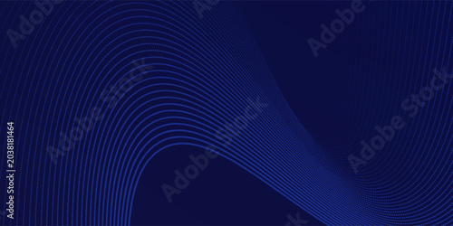 Modern blue wavy halftone background. Dot pop art sport style abstract