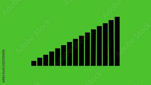 stock business growth market illustrations.