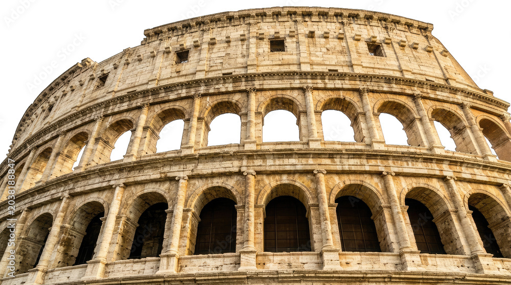 Fototapeta premium Colosseum isolated on transparent background