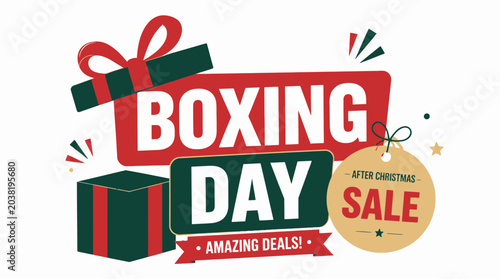 Boxing Day Sale Amazing Deals with Gift Boxes