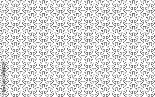 Geometric triangle seamless pattern, metal grid background