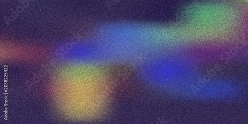Canvastavla Grainy abstract background, noisy color gradient purple green blue pink vibrant