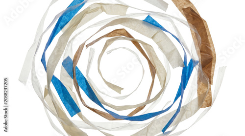 masking tape peices 