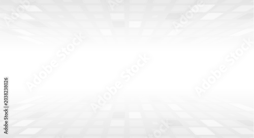 Modern white background with gray square pattern empty space for design clean minimalist texture