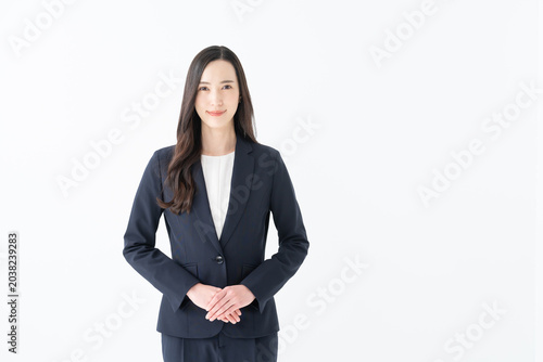 笑顔のビジネスウーマン
