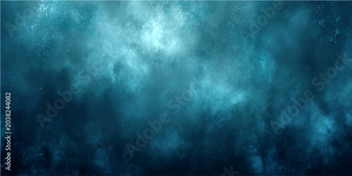 Foto Abstract blue stormy cloud formation with atmospheric texture and light effects