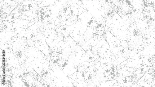 Slika na platnu Gray scratched and scuffed texture on white background for design and decoration