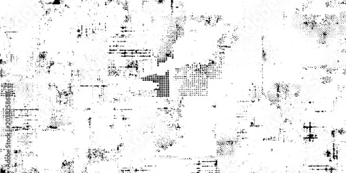Tableau sur toile Grunge texture background with distressed overlay effect or Grainy white textured background with black speckles