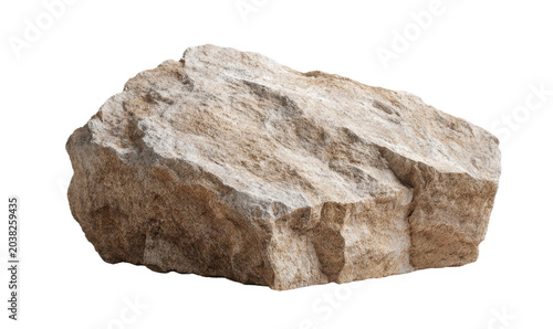 Rough textured tan sandstone rock isolated on black background beige, Isolated, Png Transparent Background