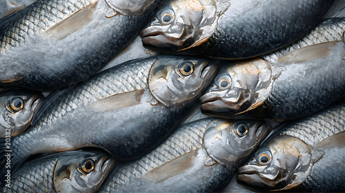 close up of fresh fish background