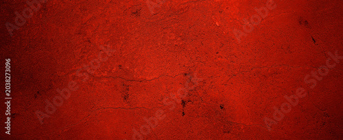 Quadro em tela Solid vibrant crimson textured grainy wall abstract suitable for bold designs, backgrounds, banners, and artwork to add depth and richness