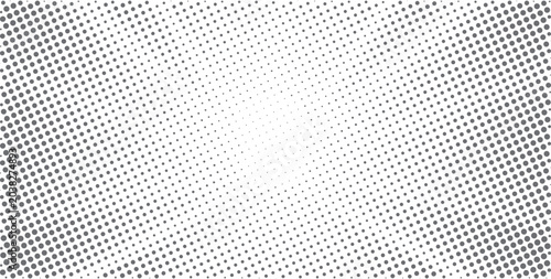 Foto Vector Halftone Dot Pattern Background with Grunge Texture Overlay for Modern Gr