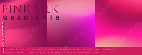 Fotografie Rich gradient of fuchsia, purple and burgundy covers a warm textured background