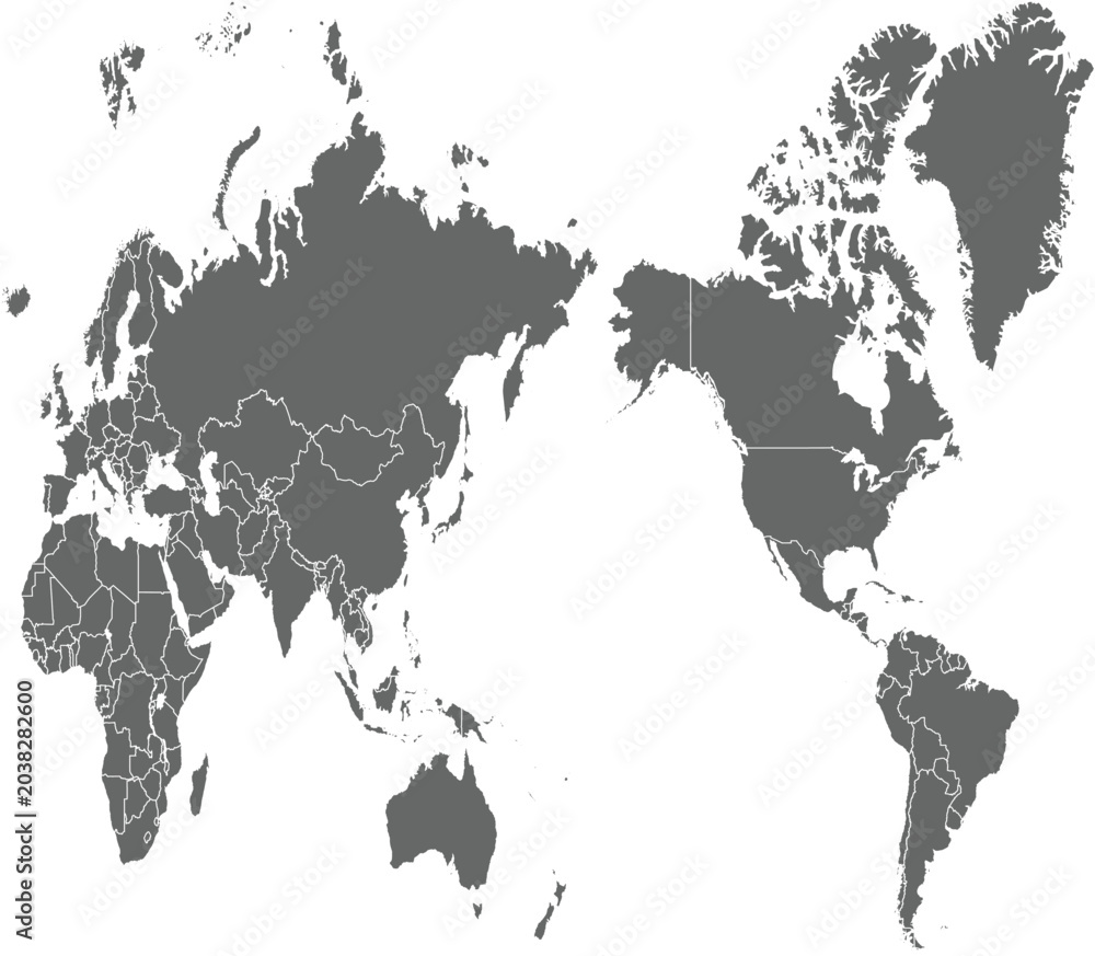 Fototapeta premium map of the world