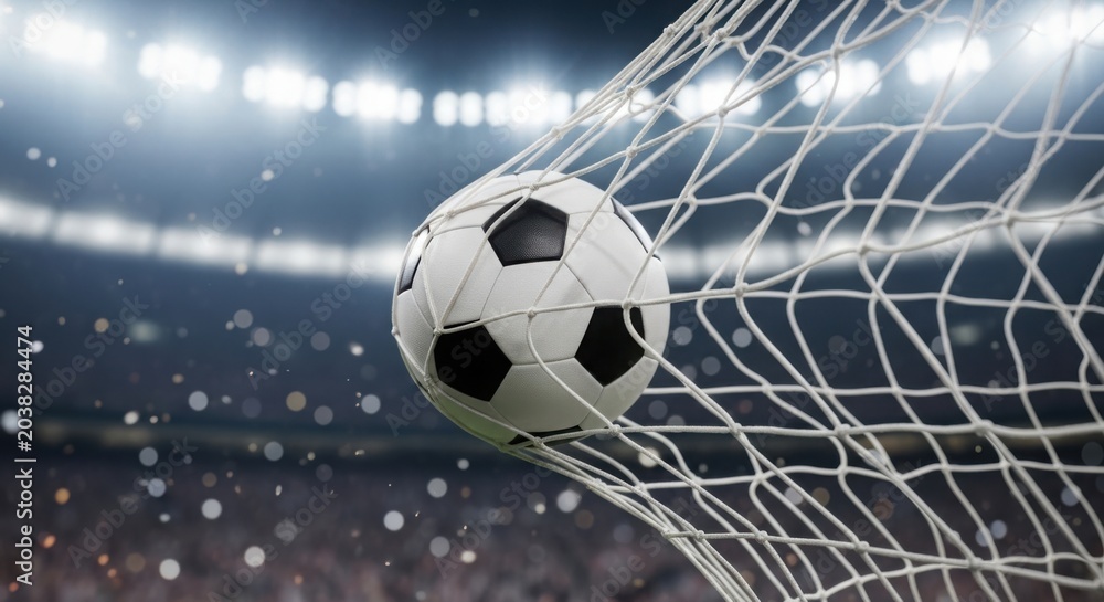 Fototapeta premium Goal Impact Moment