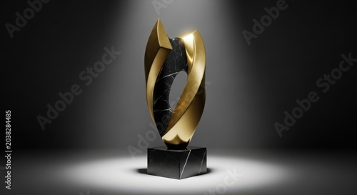 The Golden Trophy Close-up