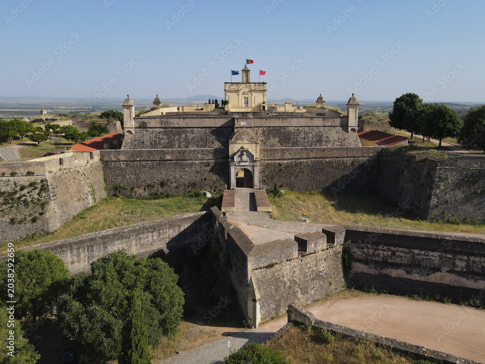 Fototapeta premium Epic Medieval Fortification in Portugal