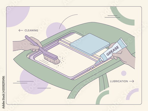 car care and cleaning vector
