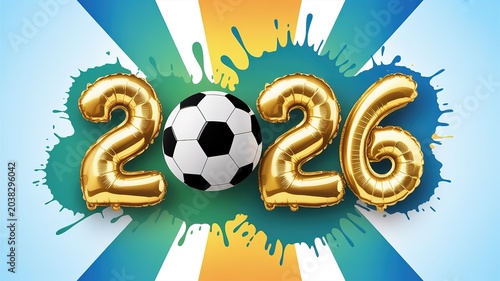 Vibrant Dynamic Illustrations for World Cup Football Celebrations Bold Red Blue Accents for Sports Marketing Social Media Campaigns Fan Engagement Materials