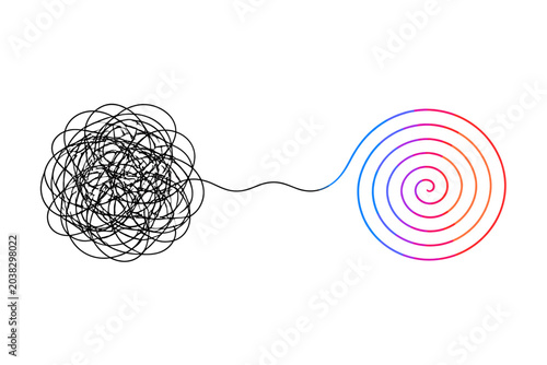 Tableau sur toile From Chaos to Clarity: Transforming complexity into simplicity.