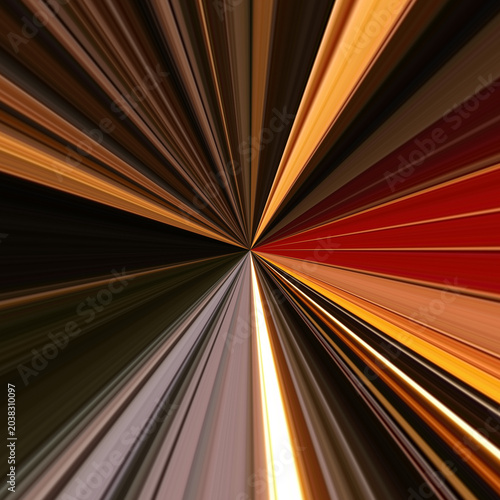 Abstract Dynamic Speed Lines Bursting in Warm Earthy Tones