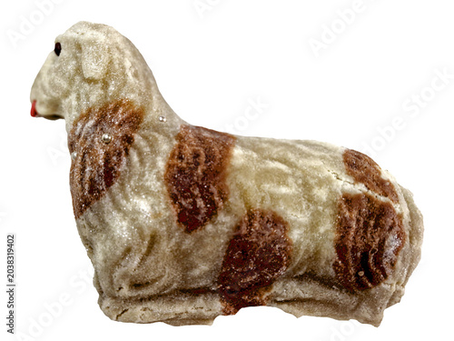 Agnello pasquale in pasta di mandorla tipico della tradizione siciliana 129T