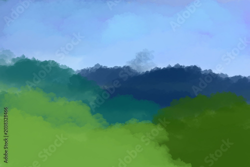 mountains, landscape