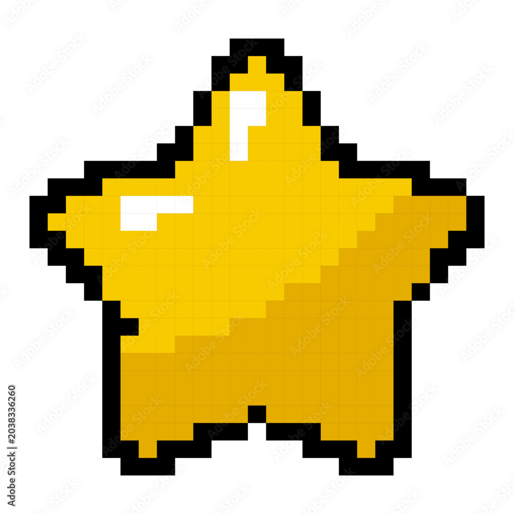 Fototapeta premium Retro Pixel Game Assets