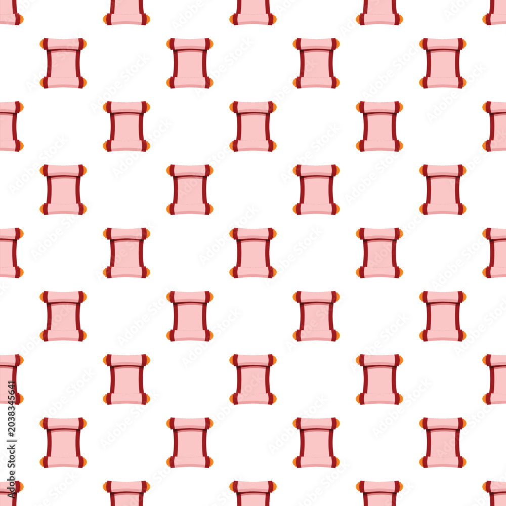 Obraz premium Pink ancient scrolls creating a repeating element for design or background