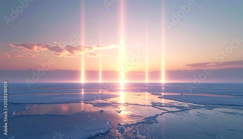 Golden sunset over calm ocean with sailboat silhouette.