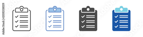 Photos Discipline Icon Set With Multiple Styles Vector Illustration